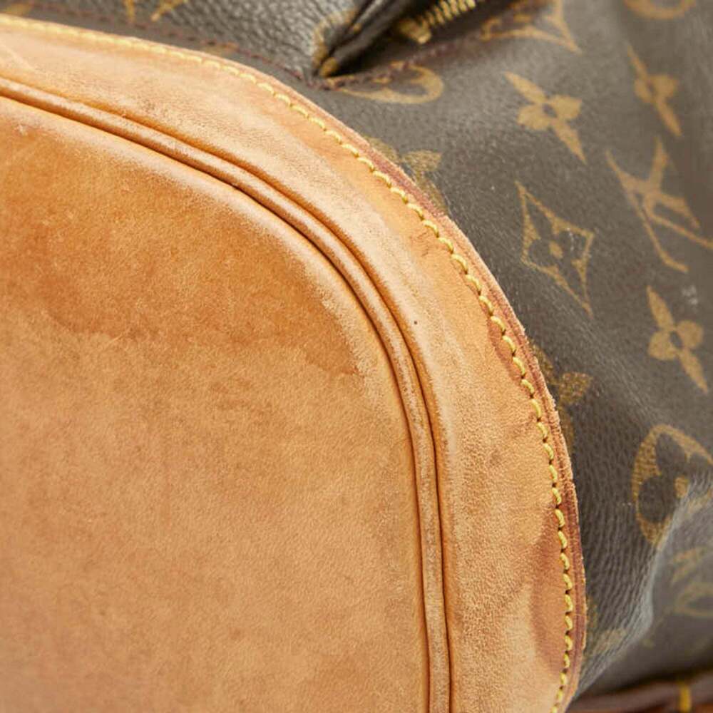 LOUIS VUITTON Brown Monogram Leather Backpack - Picture 4 of 10